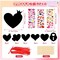 48 pieces Heart Rainbow Magic Scratch Art Valentines Day Cards for Kids Classroom Scratch Paper Art for Valentines Day Gifts